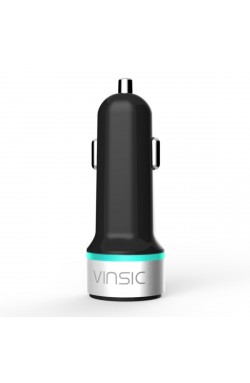 Vinsic 24W Dual USB Port 5V 4.8A USB Car Charger