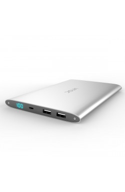 VINSIC Alien 20000mAh Ultra-slim Power Bank Silver